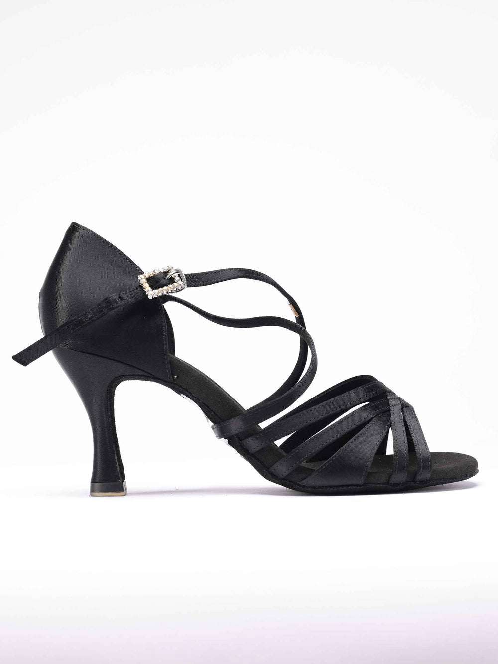 Chaussures de Danse Latine Emma pour Femme - couleur Noir - vue de côté