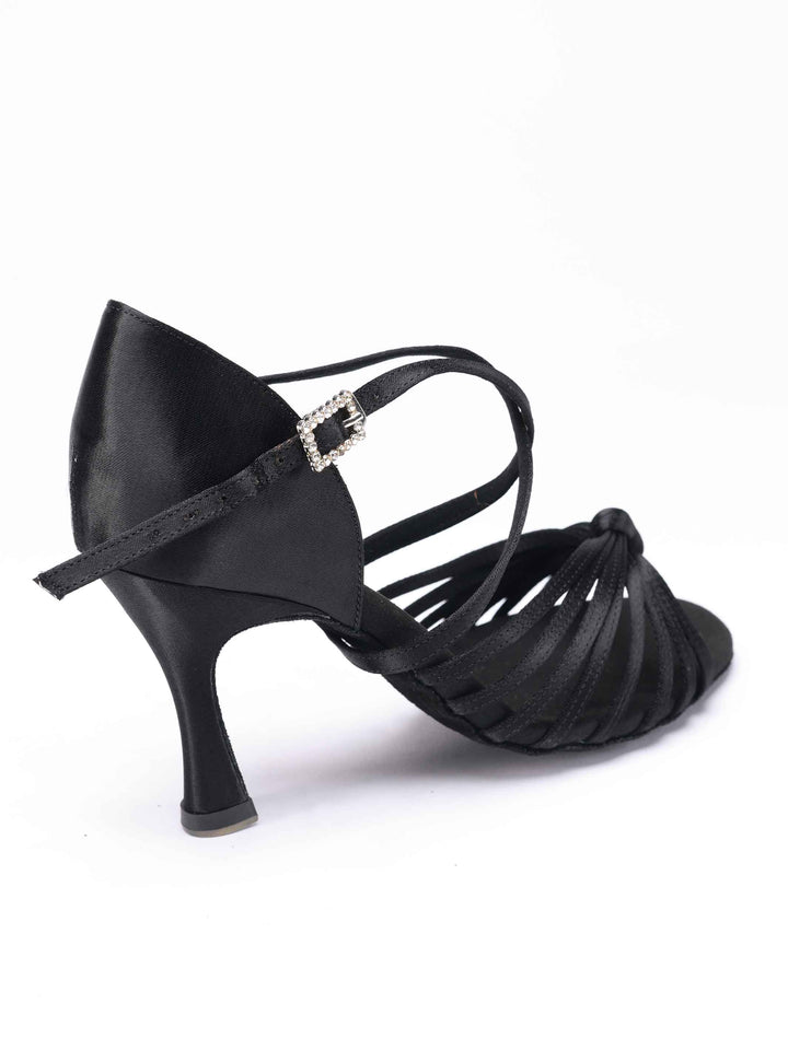 Chaussures de danse latine pour femme, modèle Irina, 8 fines brides à l&