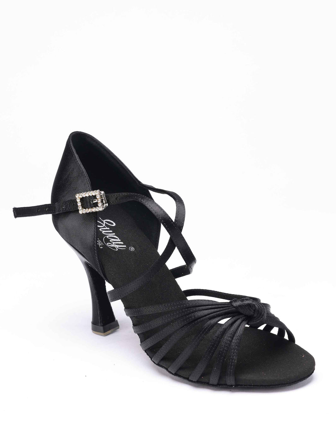 Chaussures de danse latine pour femme, modèle Irina, 8 fines brides à l&