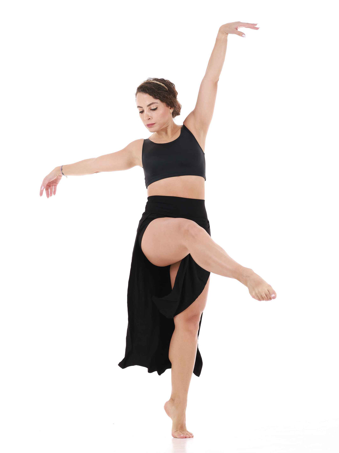 Skirt-Short 3/4 of Tango for Women – Color Black